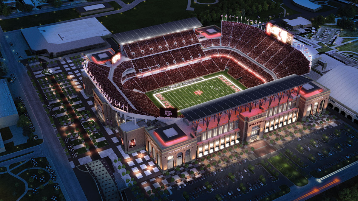 Redeveloped Kyle Field